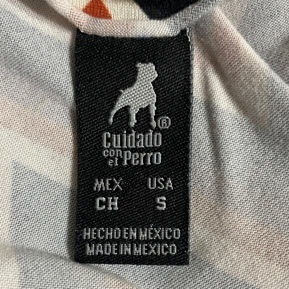 Chevron Long Sleeve Top Mock Turtleneck Soft Stretch Fall Autumn Winter - Picture 6 of 6